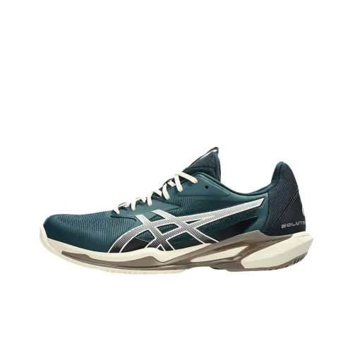Asics Solution Speed FF 3 Low Top Tennis Shoes Men's Saxon Green