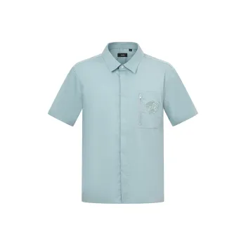 RARE Short Sleeved Shirt Men's Blue