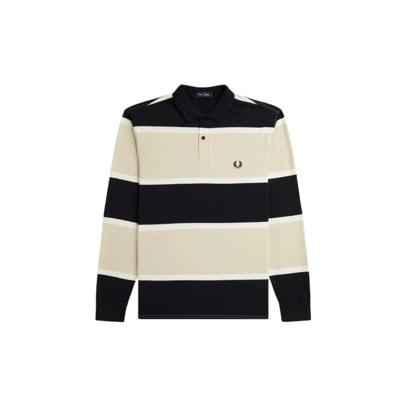 FRED PERRY Striped Polo Shirt-0