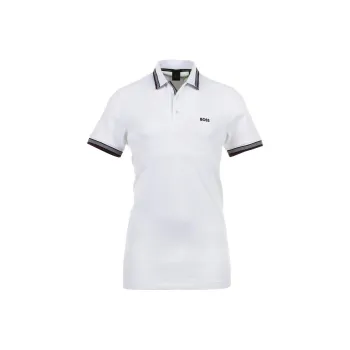 HUGO BOSS Logo Embroidered Short Sleeved Polo Shirt