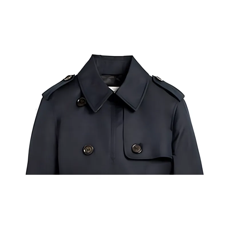 COACH Trench Coats Women's Marine Blue-1