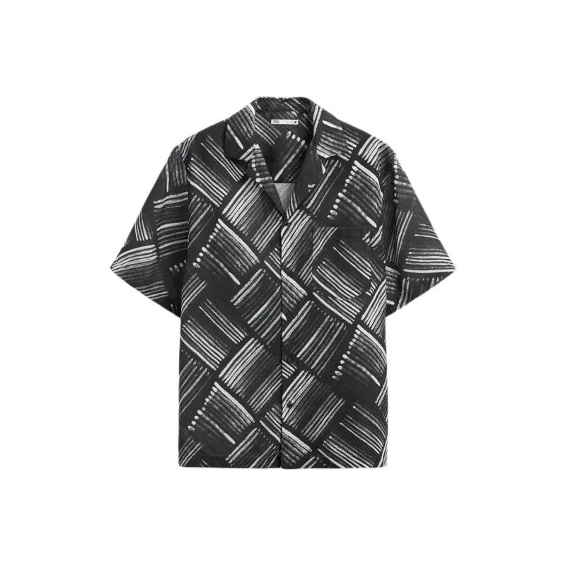 ZARA Shirts Men Black-0