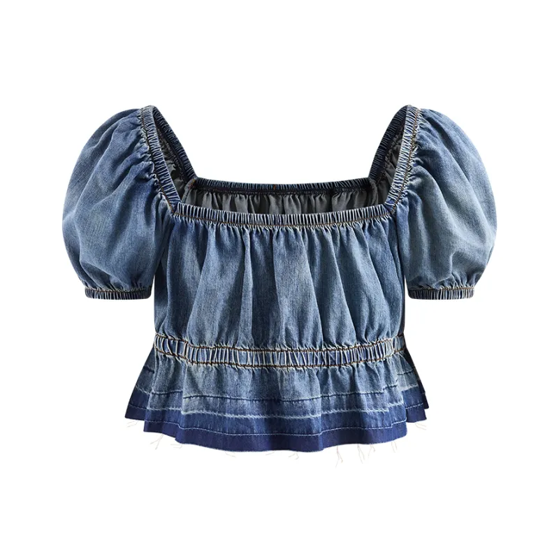 A21 Shirt Women's Light Medium Blue-1