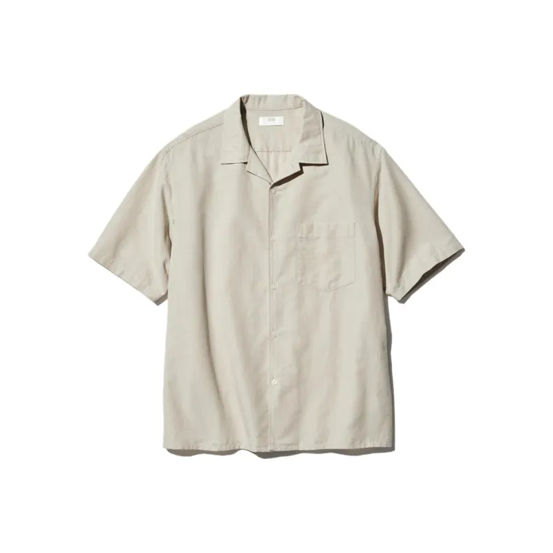 UNIQLO Shirts Unisex Dark Beige-0