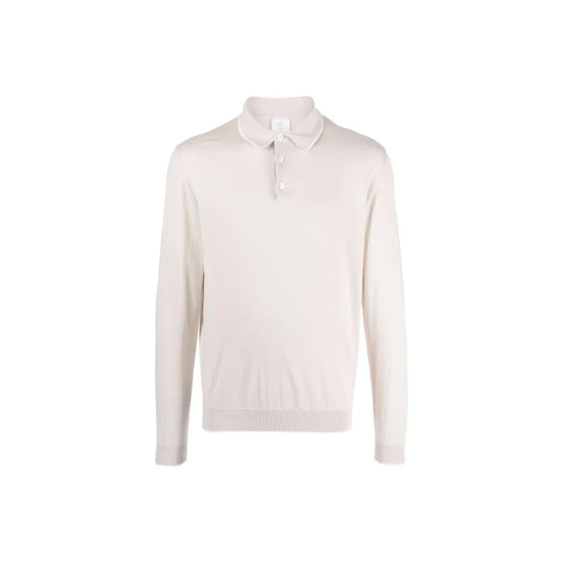 Eleventy Long sleeve Polo Shirt-0