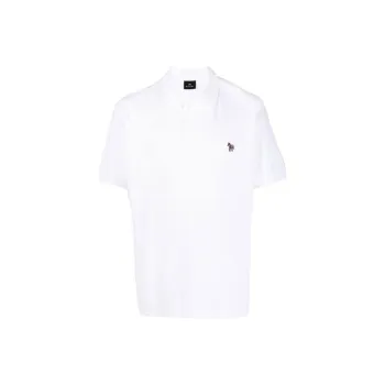 Paul Smith Zebra Patch Short Sleeved Polo Shirt
