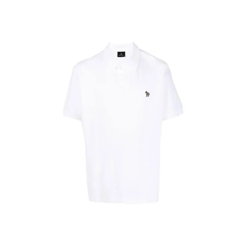 Paul Smith Zebra Patch Short Sleeved Polo Shirt-0