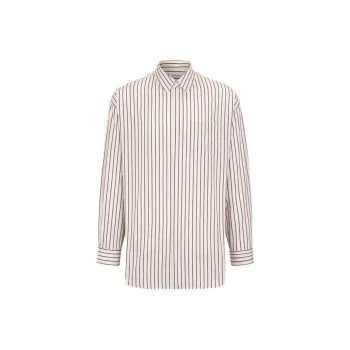 CK/Calvin Klein Shirt Men's Brown Stripes