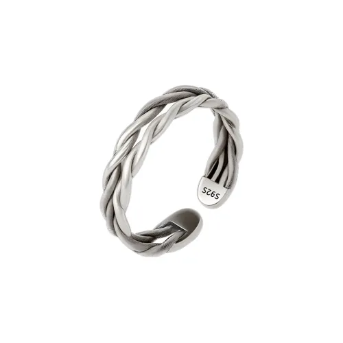 NIANNIANXI S999 Fine Silver Rings Unisex