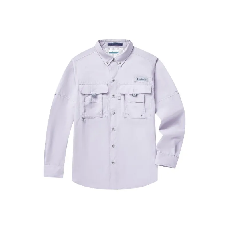 Columbia Fishing Collection Bahama Shirt Unisex Light Purple-0