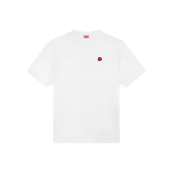 KENZO Boke Flower Embroidered Crew Neck T Shirt