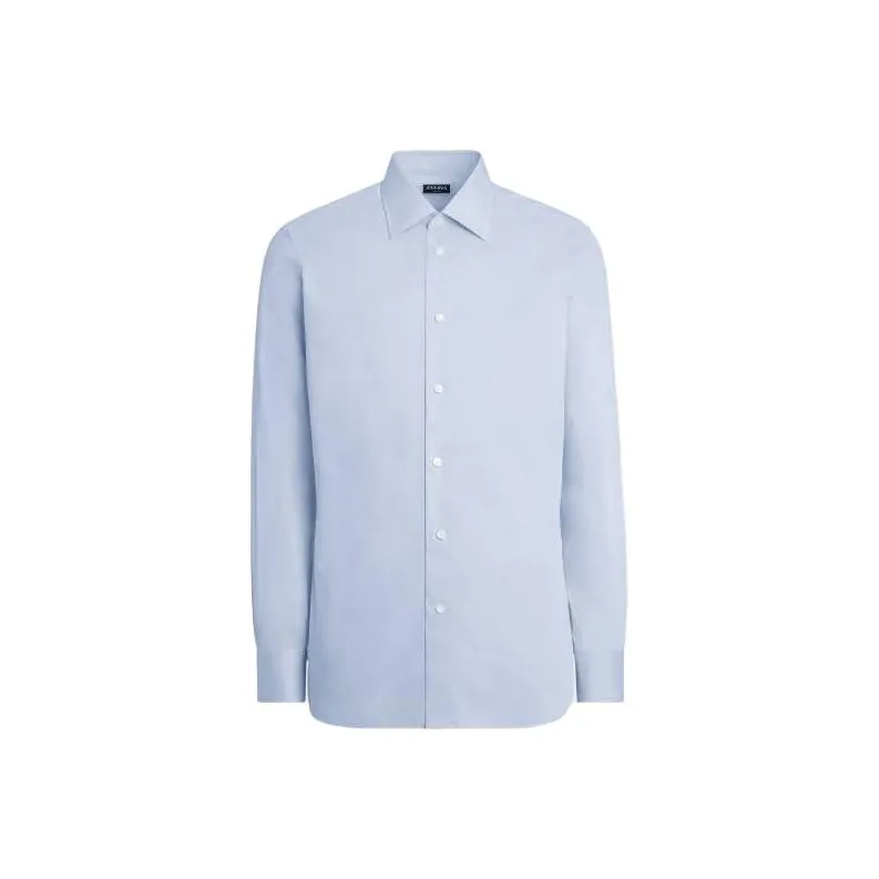 Zegna Button up Cotton Shirt-0