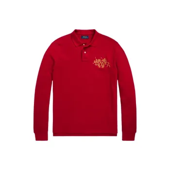 Polo Ralph Lauren Logo-embroidered Cotton Polo Shirt