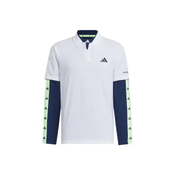 Adidas 2 In 1 Polo Shirt And Base Layer Polo Shirt Men's White