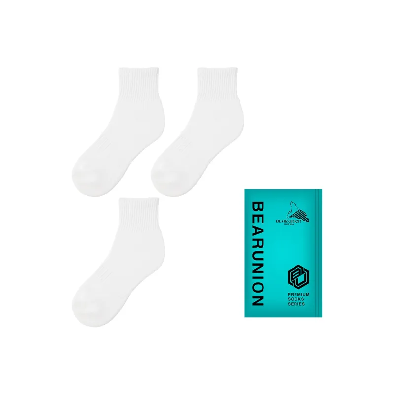 BEAR UNION Mid Calf Socks Unisex Combo Set-7