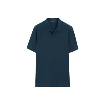 Massimo Dutti Polo Shirt Men's Blue
