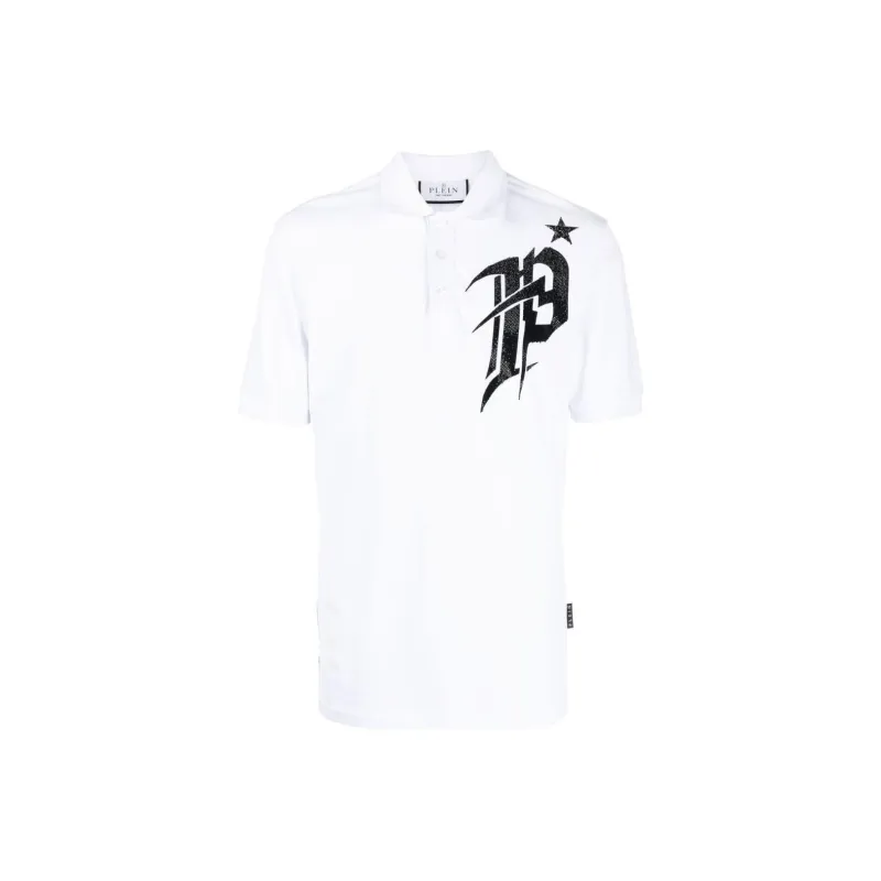 PHILIPP PLEIN Polo Shirt Men's White-0