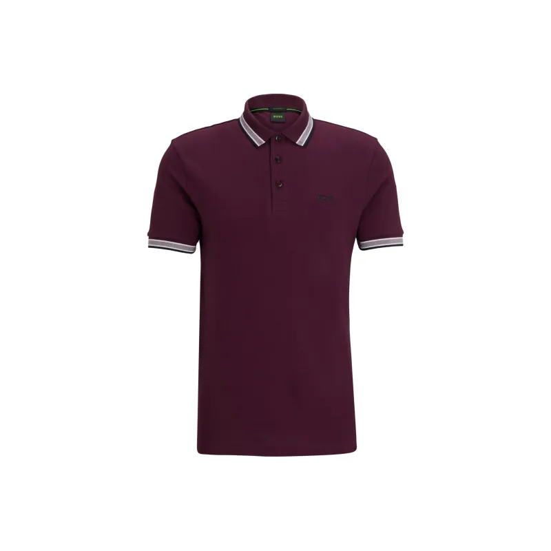 HUGO BOSS Polo Shirt Men's Brick Red-0