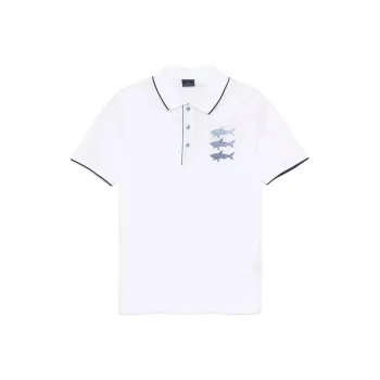 Paul & Shark Logo print Polo Shirt