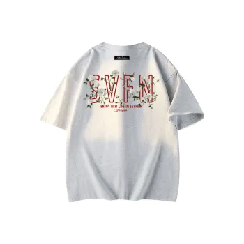 7 SEVFUN T Shirt Unisex Heather Gray Red