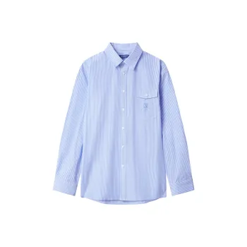 NAVIGARE Shirt Men's Denim Blue/White