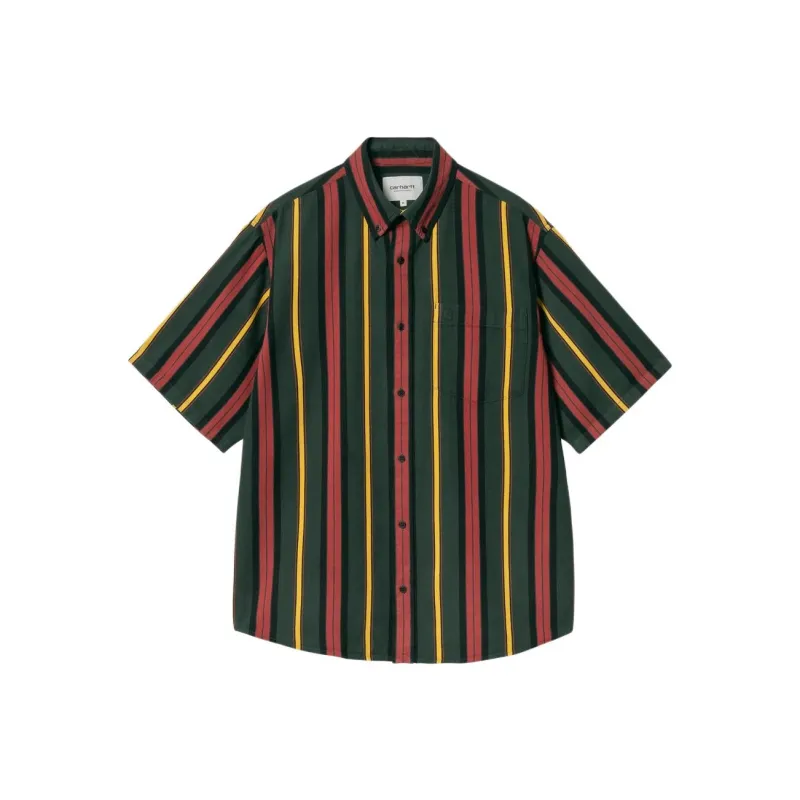 Carhartt WIP Shirts Men Conifer/Black-0