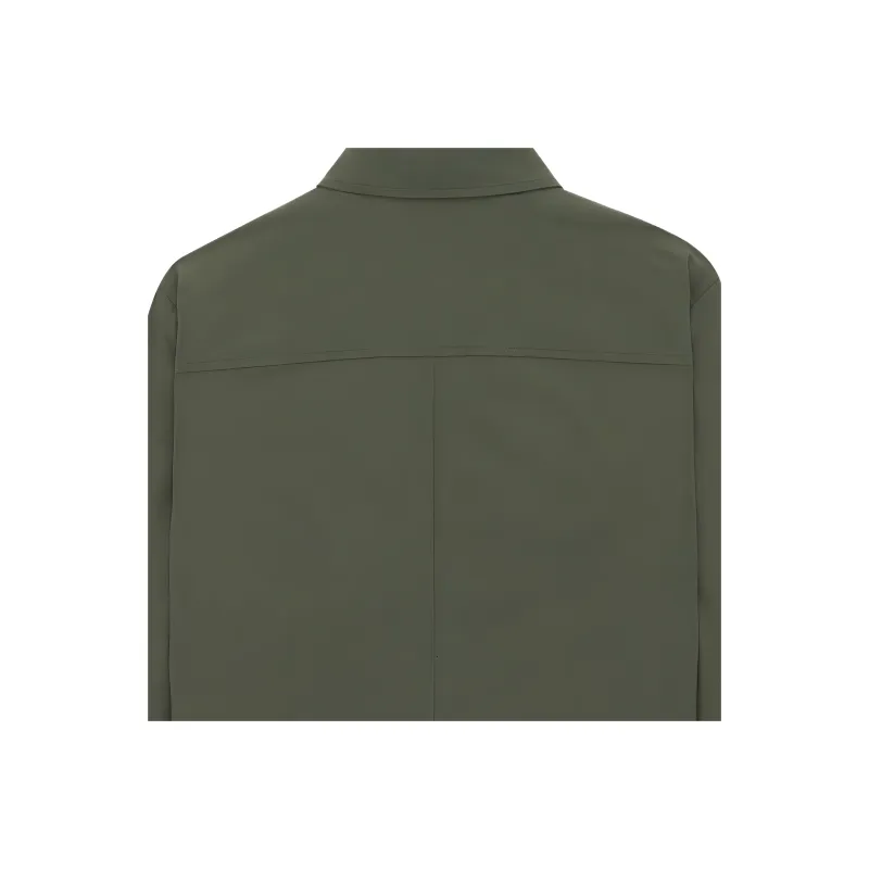 SAINT LAURENT Military Button up Cotton Shirt-4