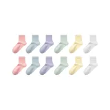 Women's Crew Socks Multicolor 30 Pairs (34-38)