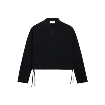 AMIPARIS SS24 Polo Shirt Unisex Black