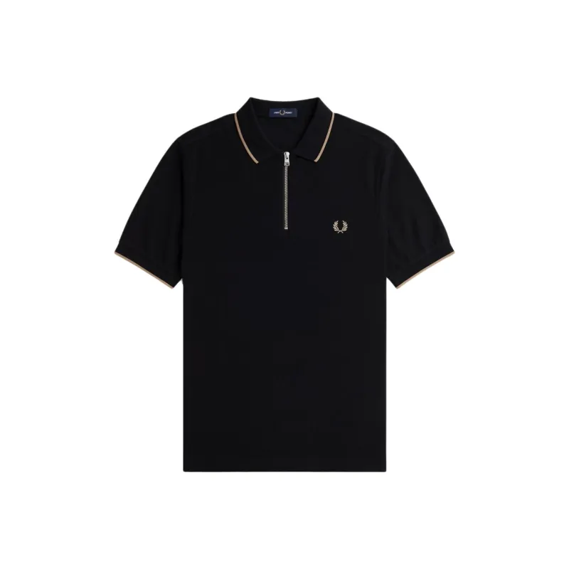 FRED PERRY Polo Shirt Men's Black-0