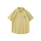 Linen Yellow (Ma Blue Purple Smiley Face Chest Logo)