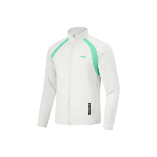 LiNing CBA Collection Professional Basketball Collection Sweatshirt Men's Light Lime