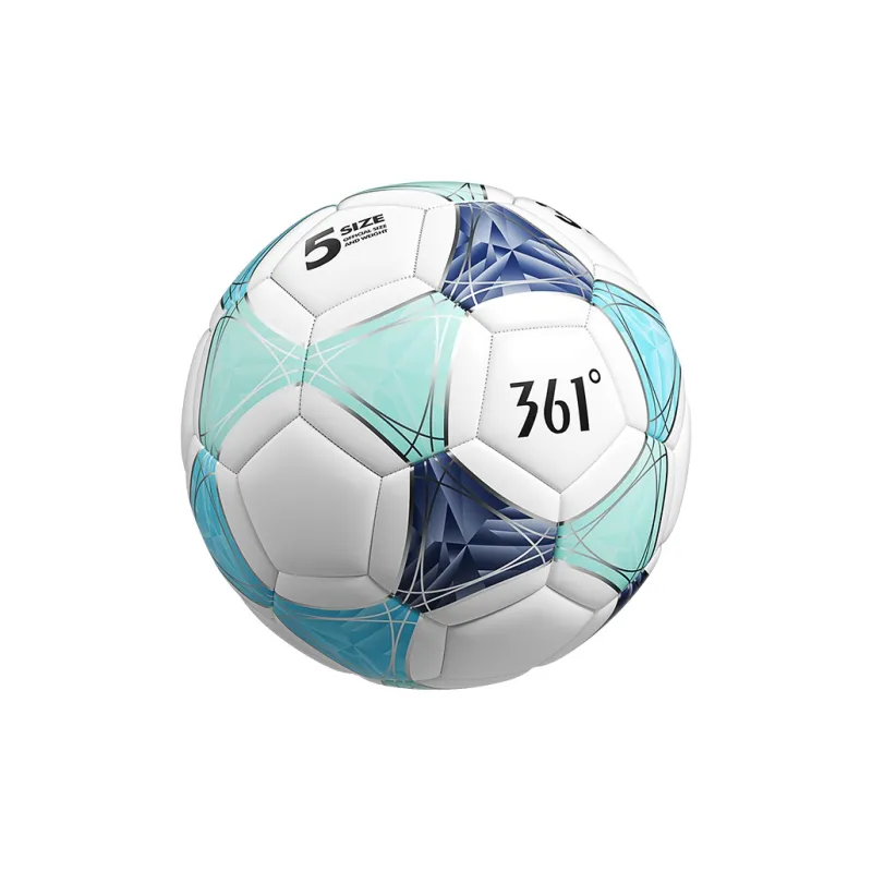 361° Size 45 Soccer PVC Machine Stitched Soccer Ball Unisex Turquoise-3