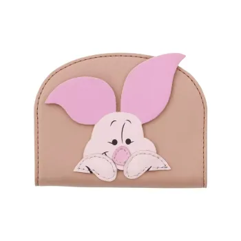 Disney Cow Leather Coin Purse Women's Pink
