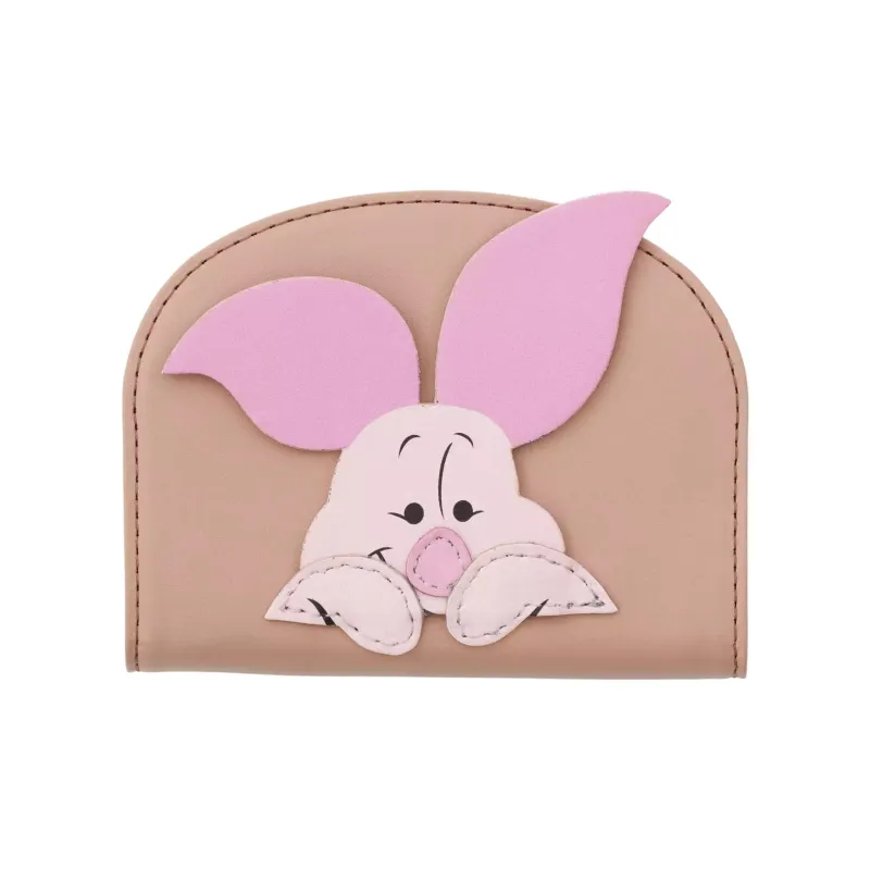 Disney Cow Leather Coin Purse Women's Pink-0
