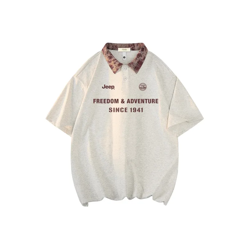 Jeep Pasture Horse Lifestyle Polo Shirt Unisex-4