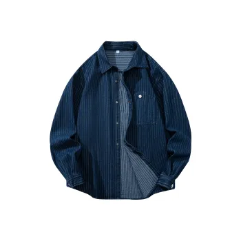 T&D JOJO Shirt Unisex Denim Blue