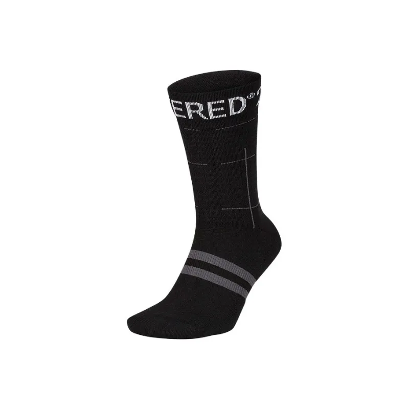 Jordan SS25 Mid Calf Socks Unisex 1 Pack Black-0