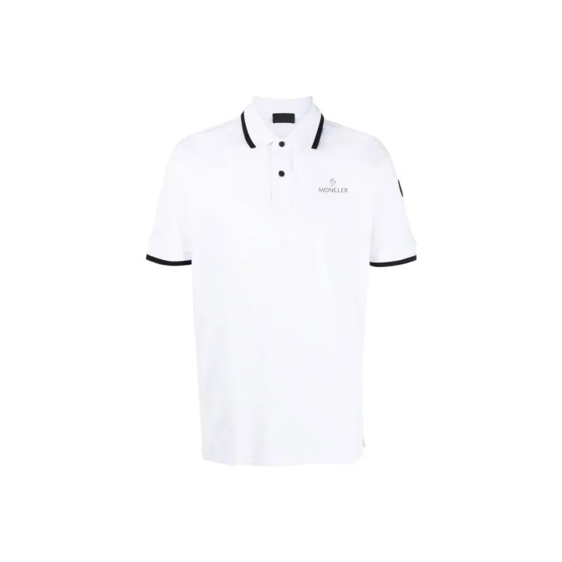 Moncler Polo Shirts Men White-0