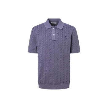 HAZZYS Polo Shirts Men Purple