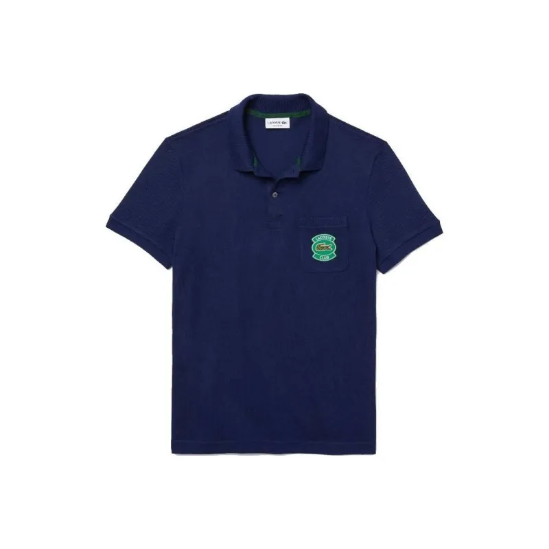 LACOSTE Polo Shirt Men's Dark Blue-0