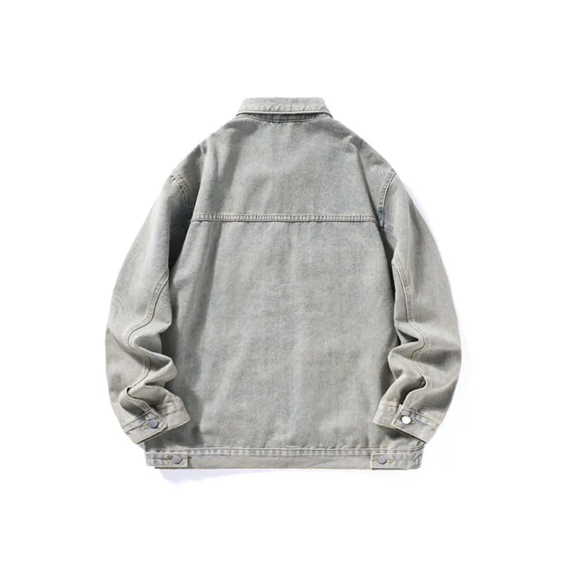 RED DRAGONFLY Denim Jacket Unisex Black-13