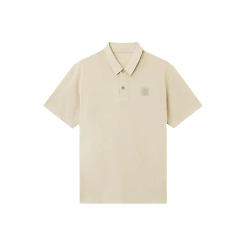 STONE ISLAND Compass motif Polo Shirt-0
