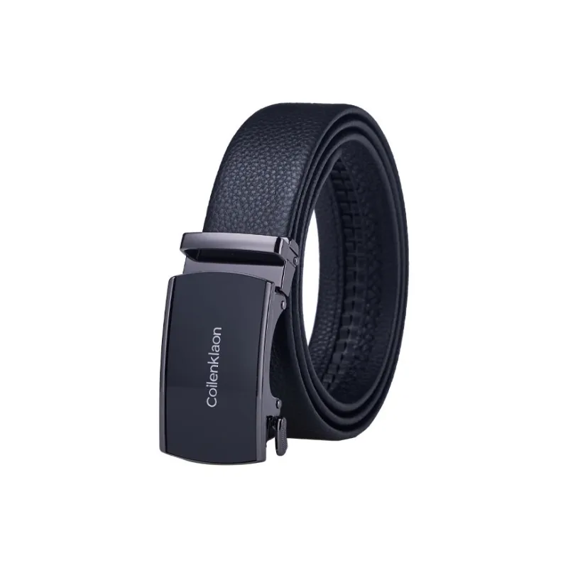 Coilenklaon Top Grain Cow Leather Belts Men's 3.5cm-1