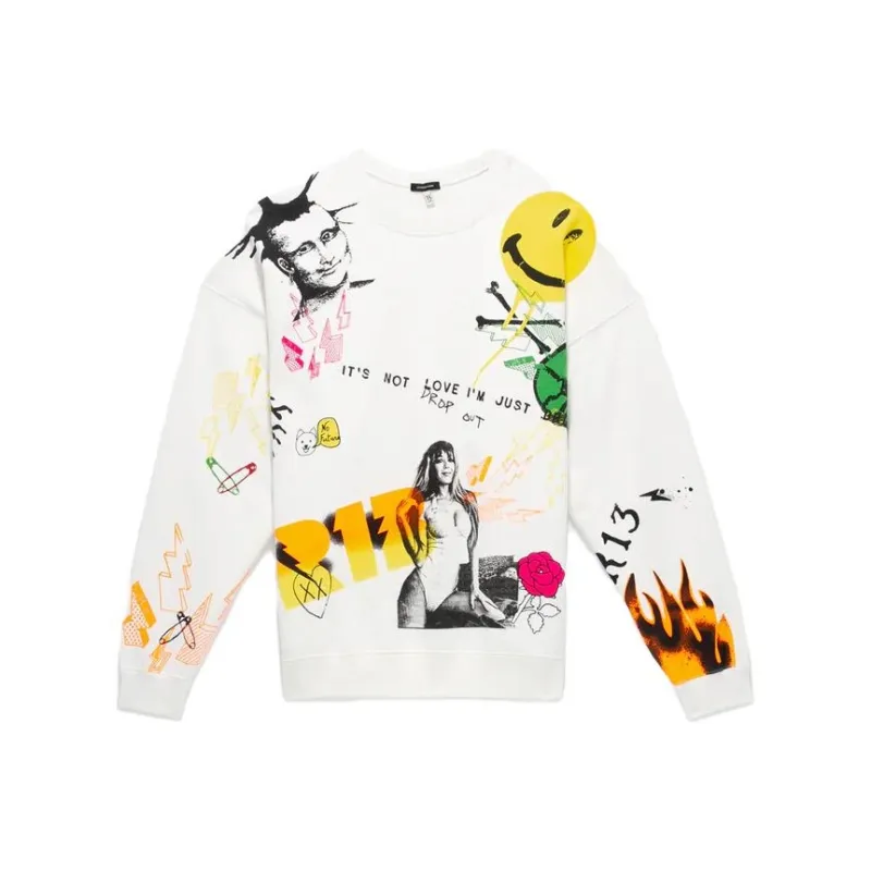 R13 Sweatshirts Men White-0