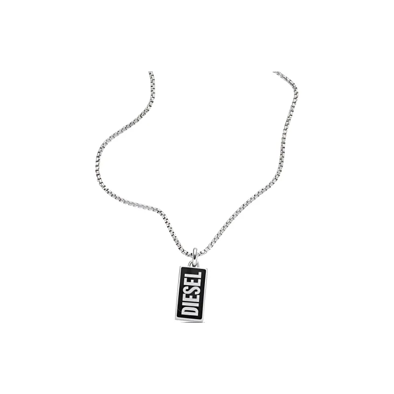 DIESEL Logo-pendant Necklace-3