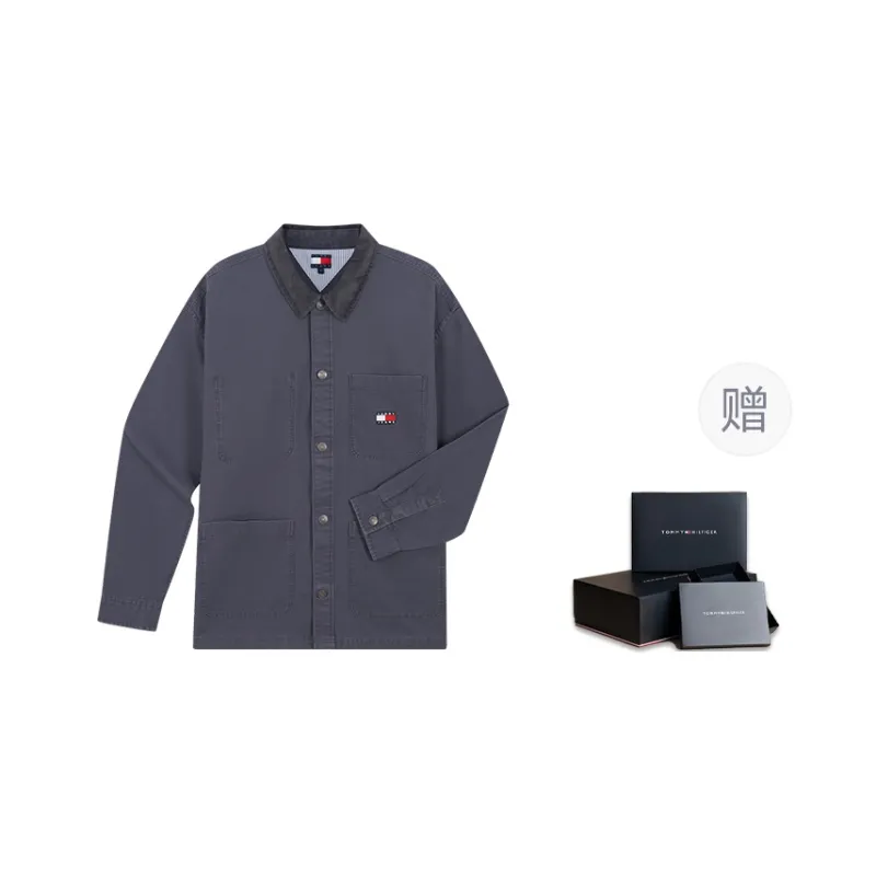 Tommy Hilfiger Shirt Unisex Gray-11