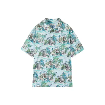 DEGAIA SS24 Shirt Men's Multicolor Pattern