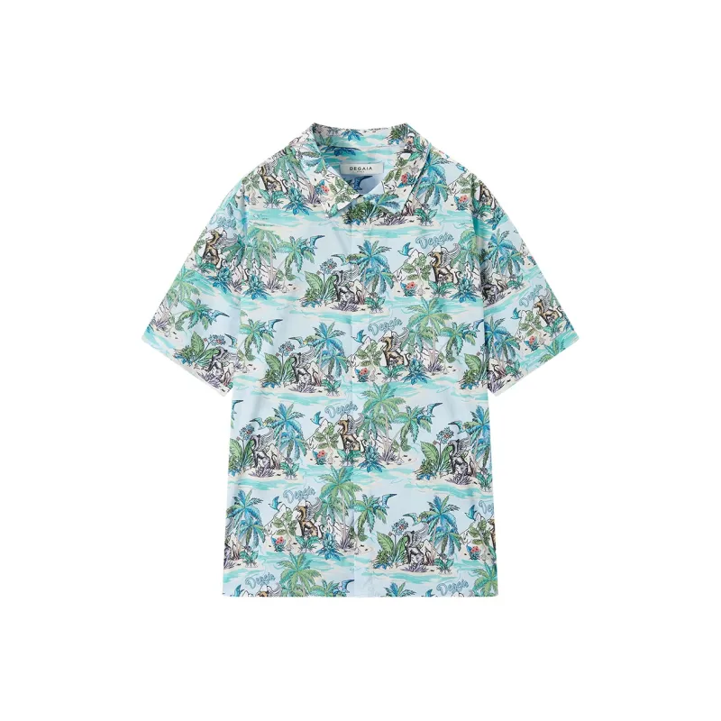 DEGAIA SS24 Shirt Men's Multicolor Pattern-0
