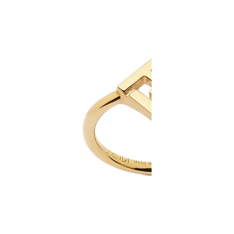 FENDI Copper, Metal Rings Women's Gold-2